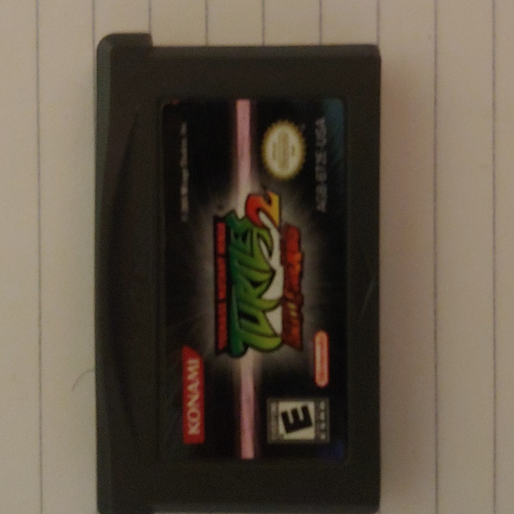 Gameboy Advance Ninja Turtles Game